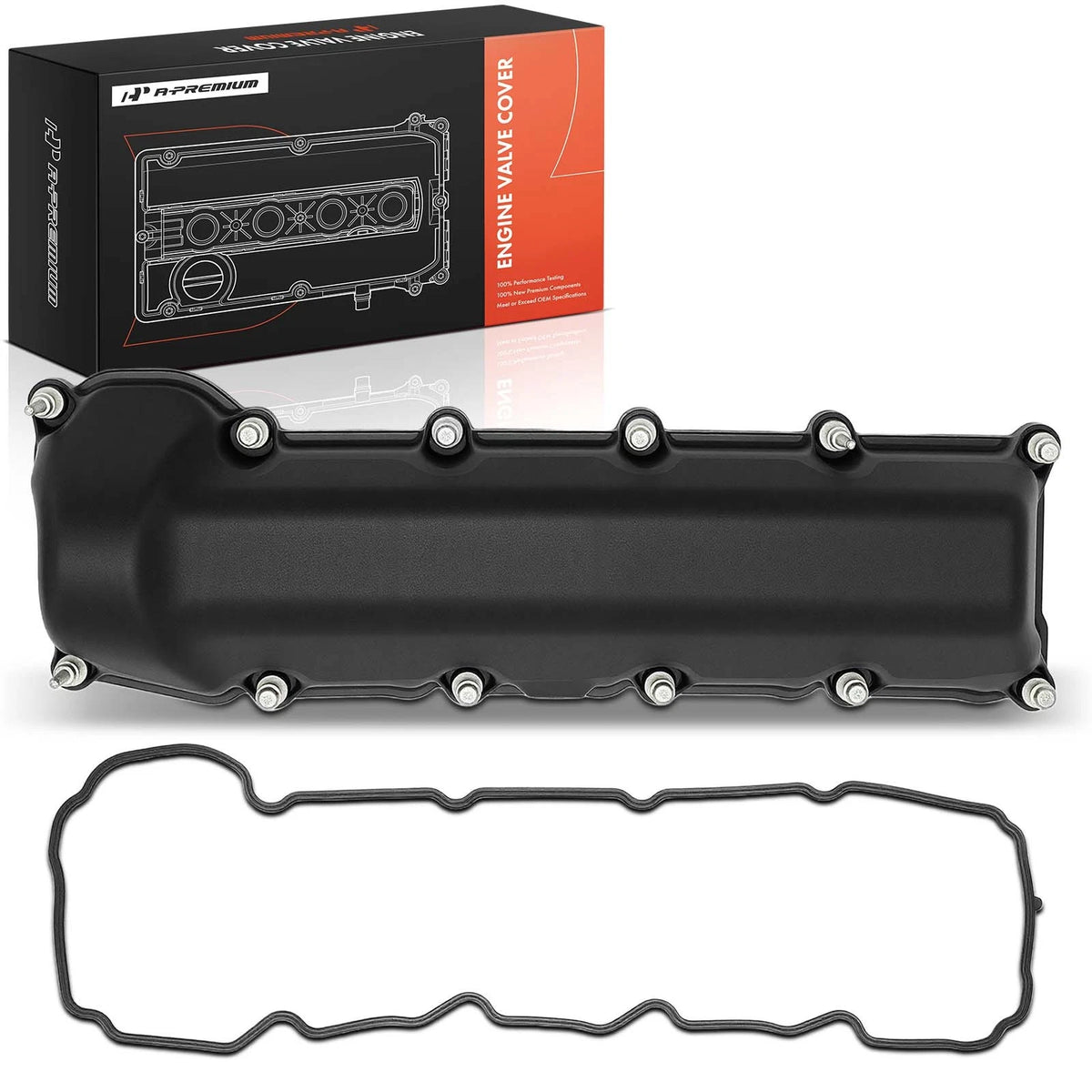Left Engine Valve Cover w/ Gasket for Dodge Dakota Jeep Chrysler 4.7L (2000–2004) - 53021829AA, 53021829AD, 264-928