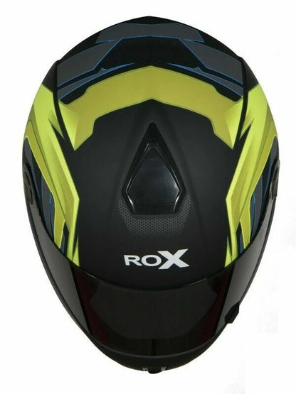 Full Face SB-39 Rox Flash Mat Black Neon Yellow L + Smoke Visor 600mm