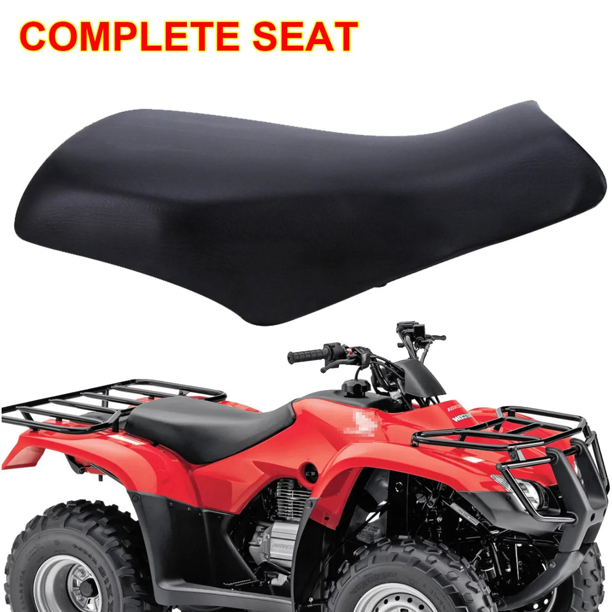 Complete Seat for Honda Recon 250 TRX250TM TE 2x4 ES (2005–2014, 2016–2024) Black