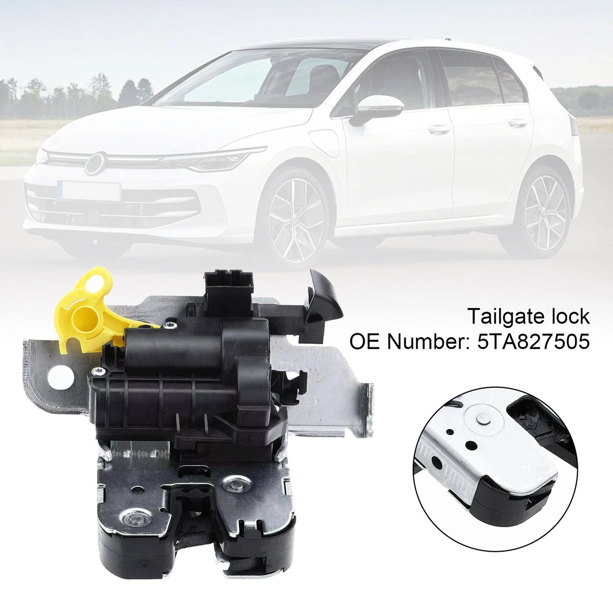 Tailgate Lock for VW Golf VIII, Passat, Tiguan, Touran, Touareg, Arteon (5TA827505)