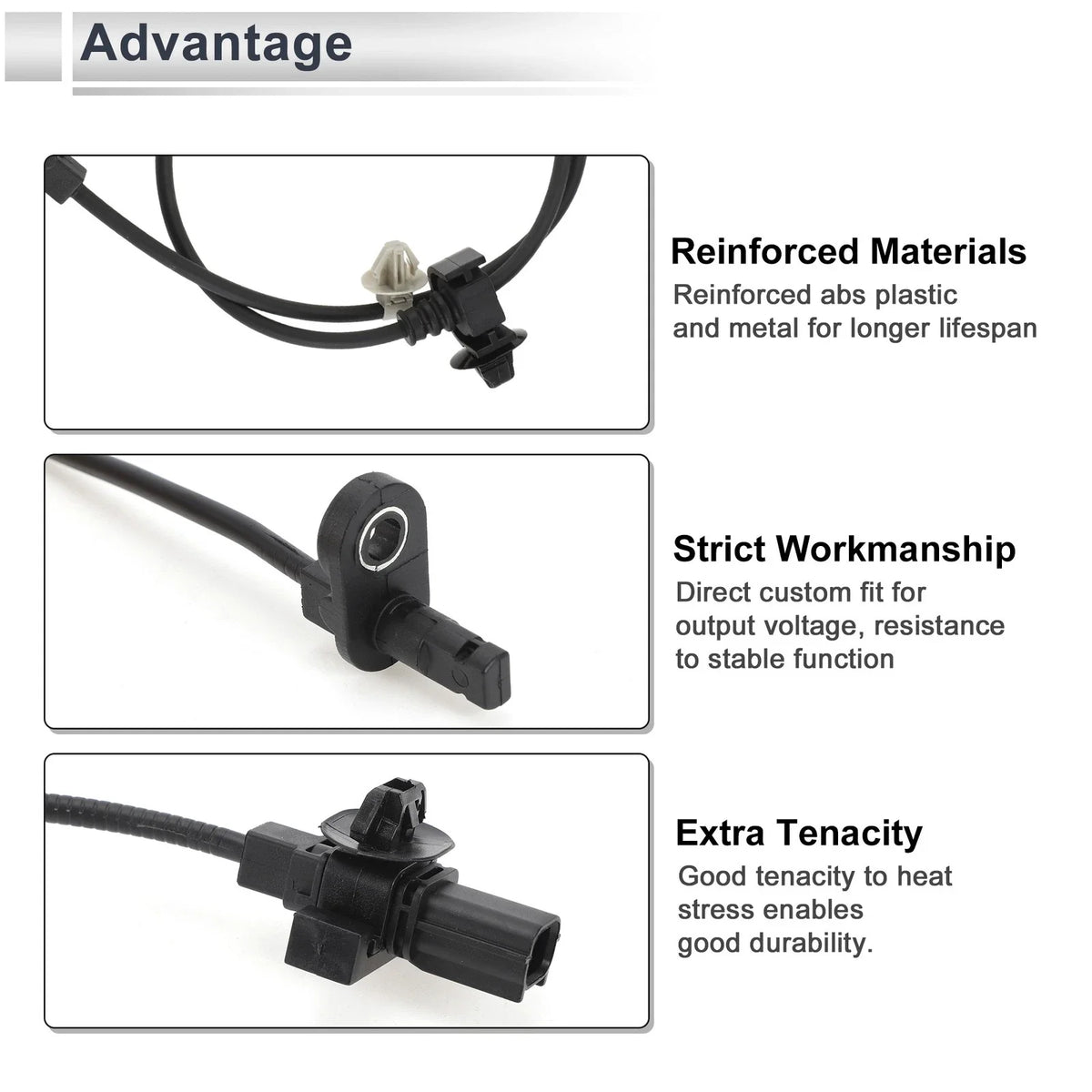 ABS Wheel Speed Sensor No. 57470TM8A01 for Honda Insight (2000–2006)