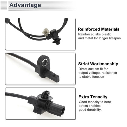 ABS Wheel Speed Sensor No. 57470TM8A01 for Honda Insight (2000–2006)