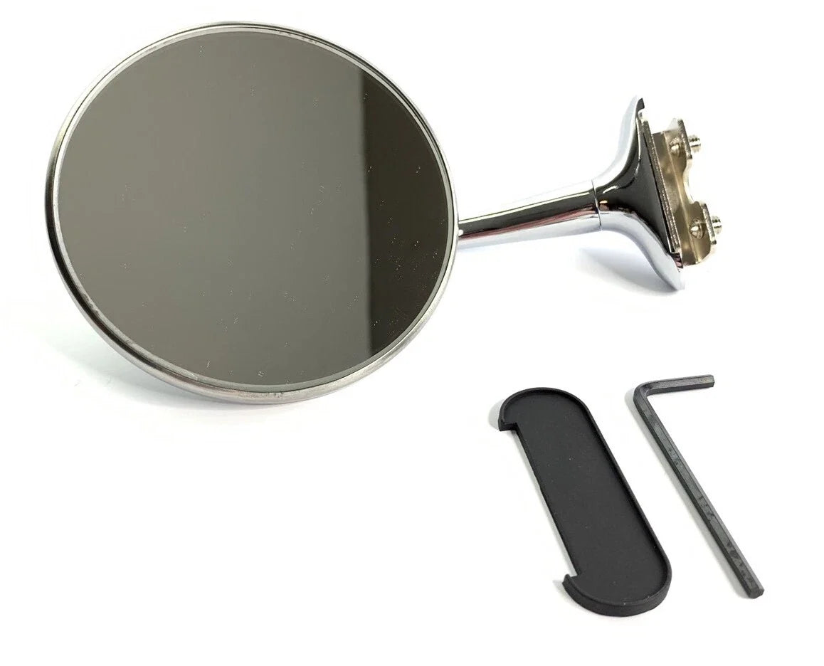 Peep Mirrors Long Arm Style Pair Replacement for Ford Dodge Chevy (Universal)