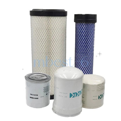 Filter Kit for Kubota SVL75-2 (SN 26158 & Above) Skid Steer Loaders
