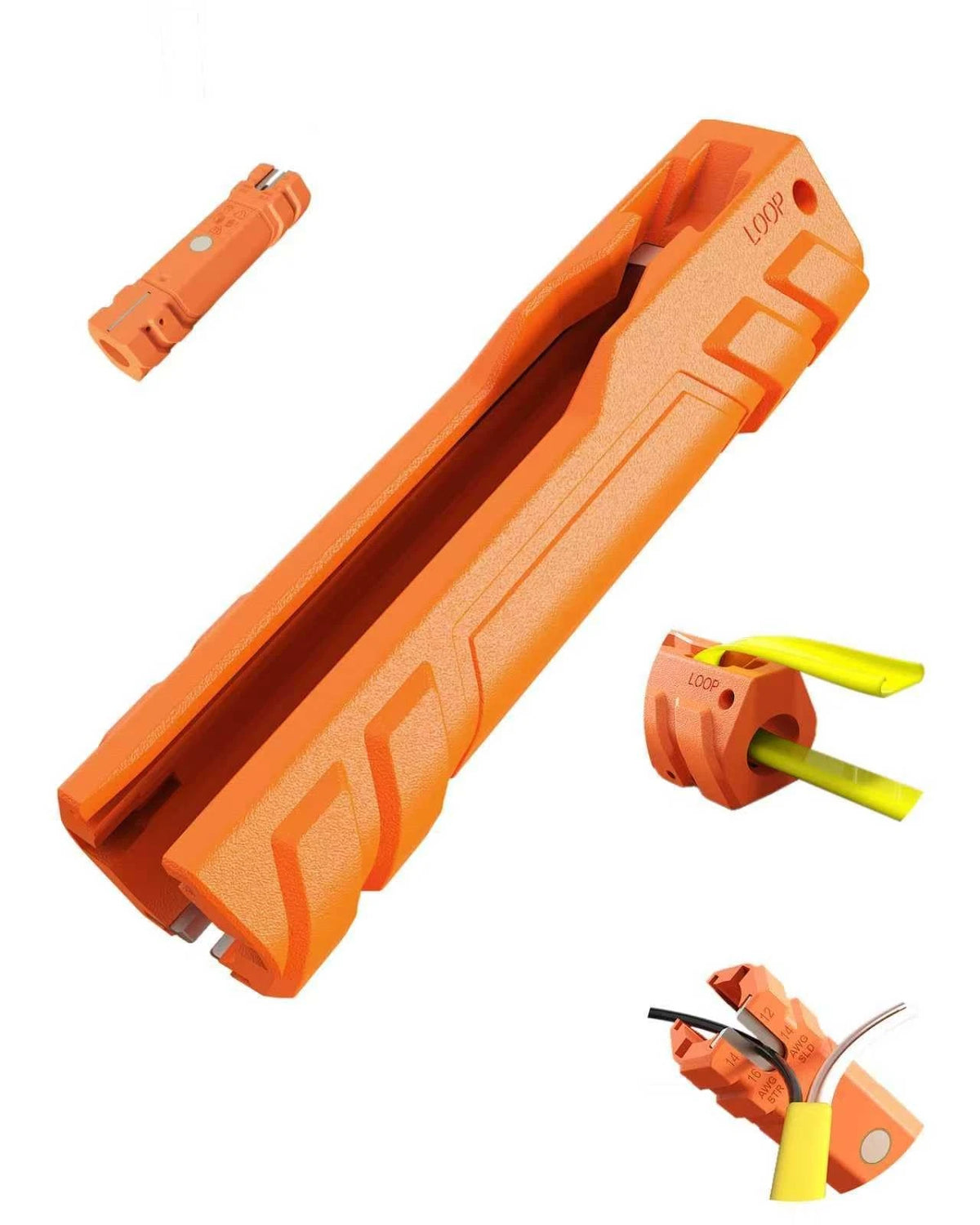 Cable Ripper Multifunctional Stripping Tool 12-14 AWG 12/2 Orange