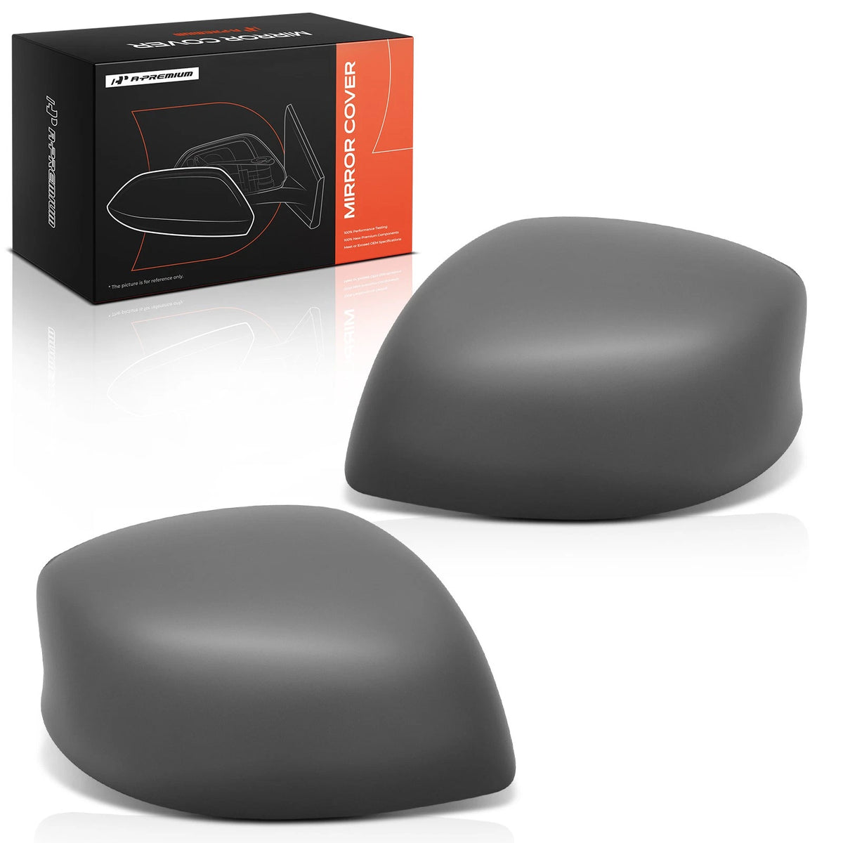 Set of 2 Mirror Cover Caps for Honda Civic (2012–2013) - 76201TR0A01ZD, 76251TR0A01ZD