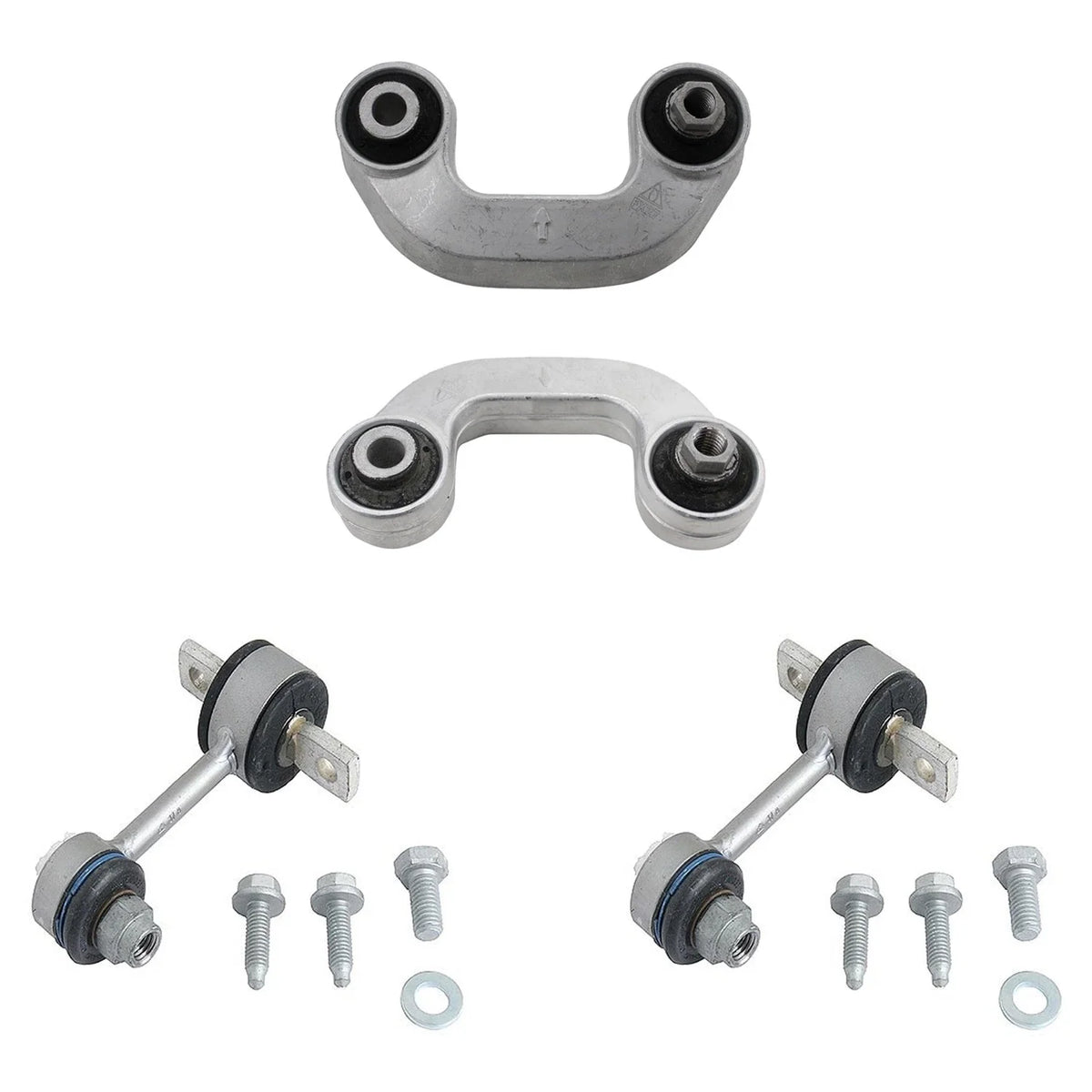 Set of 2 Lemforder Suspension Stabilizer Bar Link Kit for Audi A4 Quattro RS4 S4 (2001–2008)