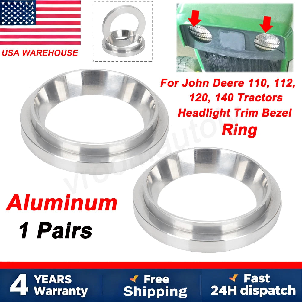 Headlight Trim Bezel Cover Ring for John Deere 110 112 120 140 (M42538)