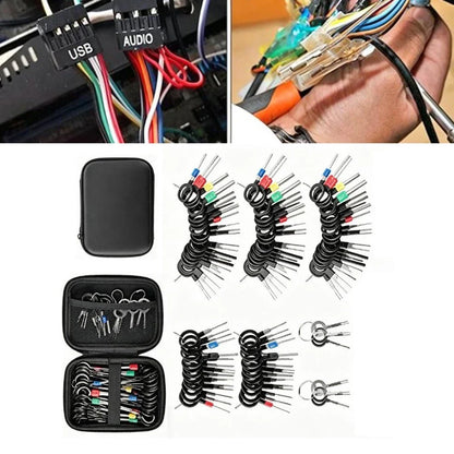 82PCS Wiring Harness Terminal Removal Tool Kit for Automotive Use
