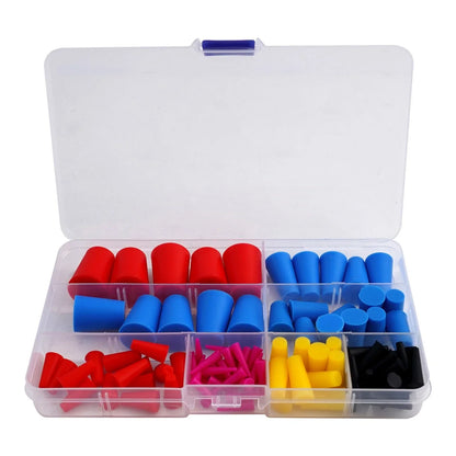 100 Pcs High Temperature Silicone Cone Assortment