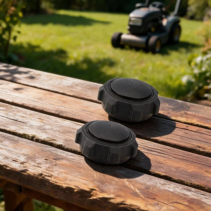 Set of 2 Vented Fuel Tank Caps for Troy-Bilt Tractors (751-0603B, 951-3111)