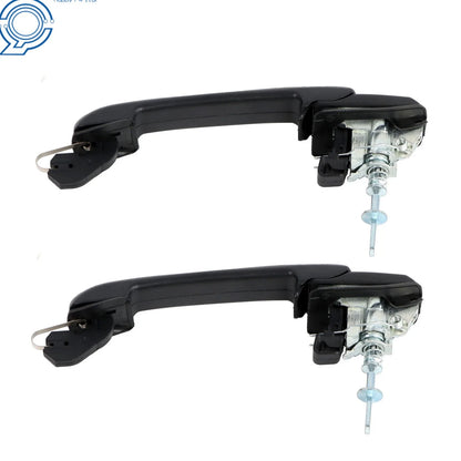 Set of 2 Outside Door Handles for VW Jetta Golf (1993–1999) W/ Keys