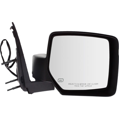 Power Mirror for Jeep Liberty (2008–2012) Passenger Side Heated Textured Black
