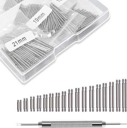 460 Pcs Stainless Steel Watch Band Spring Bars 6-25mm Diameter