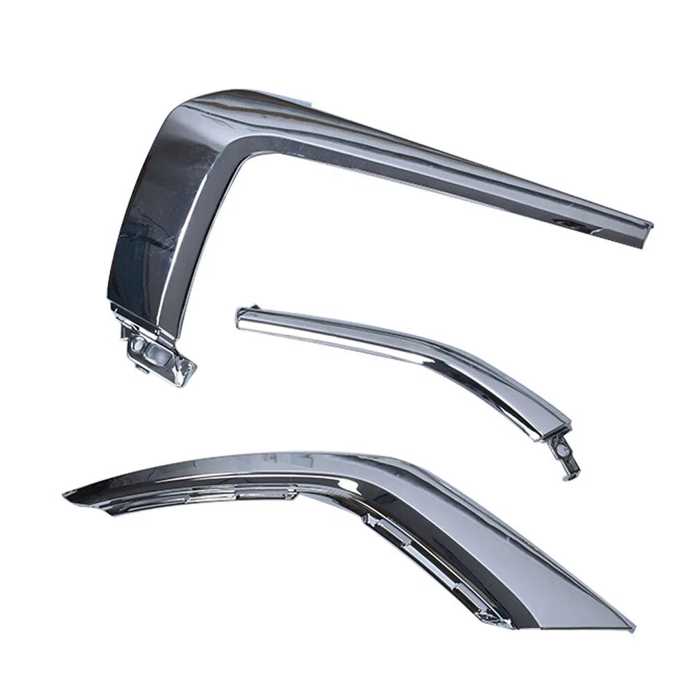 Set of Front Bumper Chrome Trim Molding for Mitsubishi Outlander (2016–2020)