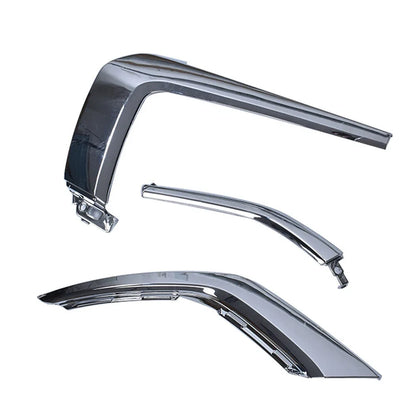 Set of Front Bumper Chrome Trim Molding for Mitsubishi Outlander (2016–2020)