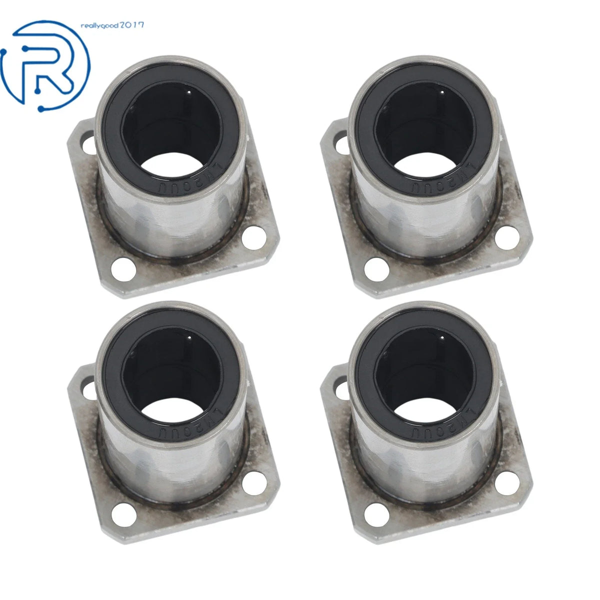 Set of 4 LMK20UU Linear Ball Bearings 20mm Bore for CNC 3D Printer