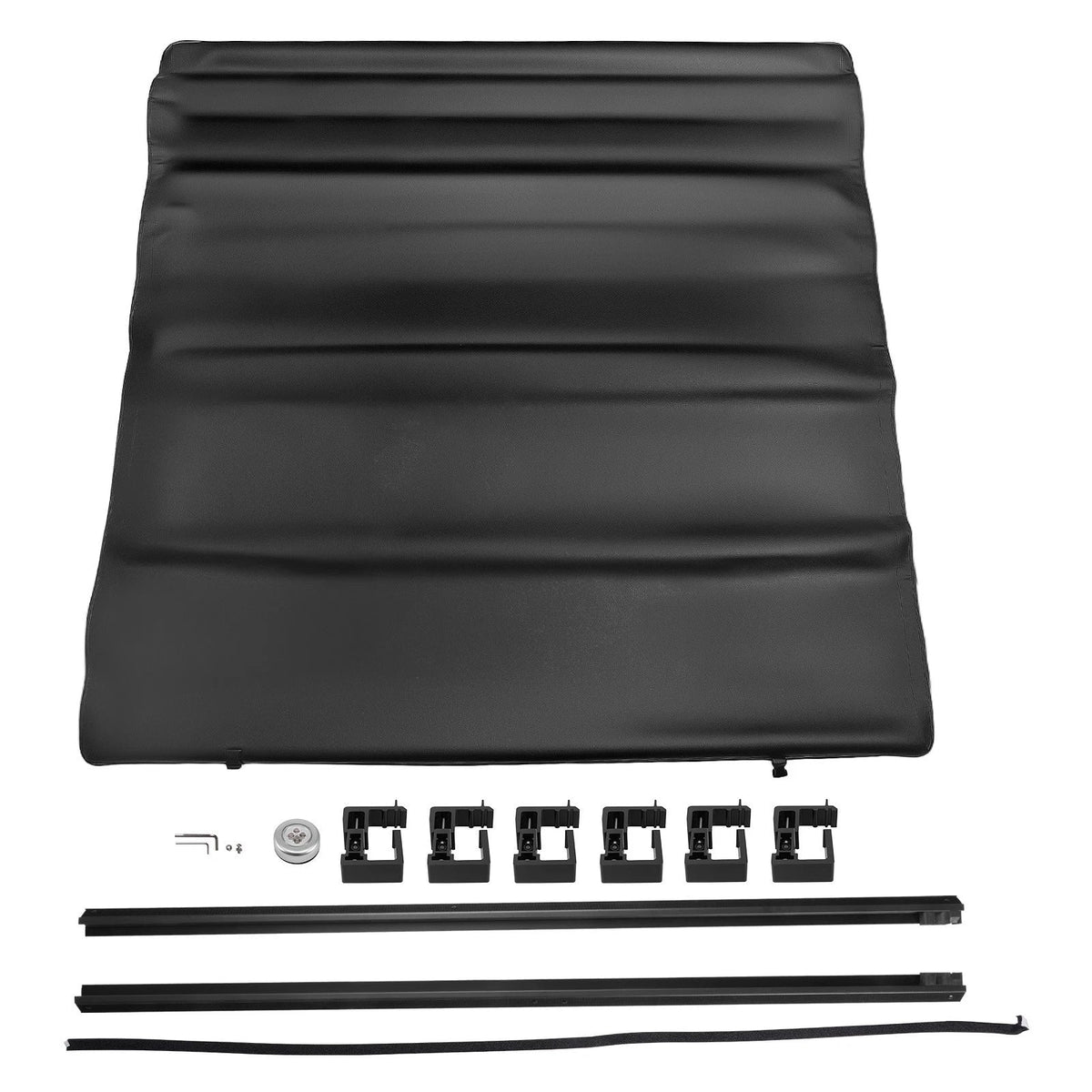 6FT Soft Roll Up Tonneau Cover W/LED for Ford Ranger (1982–2011)