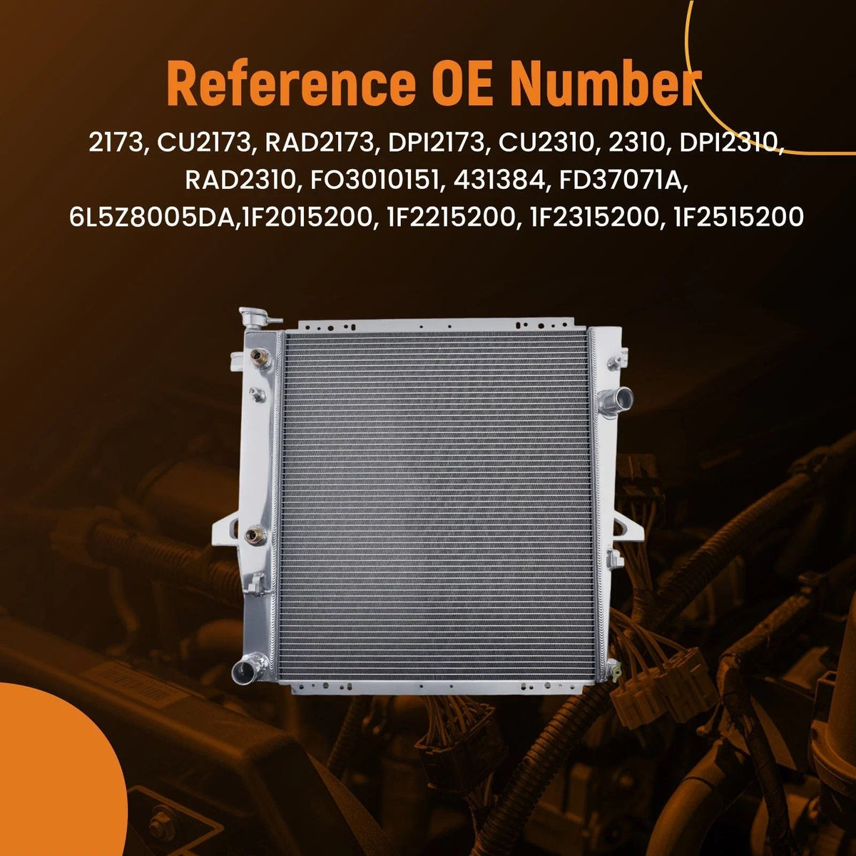 3 Row Aluminum Radiator for Ford Explorer 4.0L V6 (1998–2001) CU2310 RAD2310
