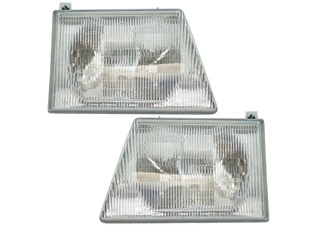 Headlight Assembly Set for Ford E150 Econoline (1992–1996) 51198HGRM