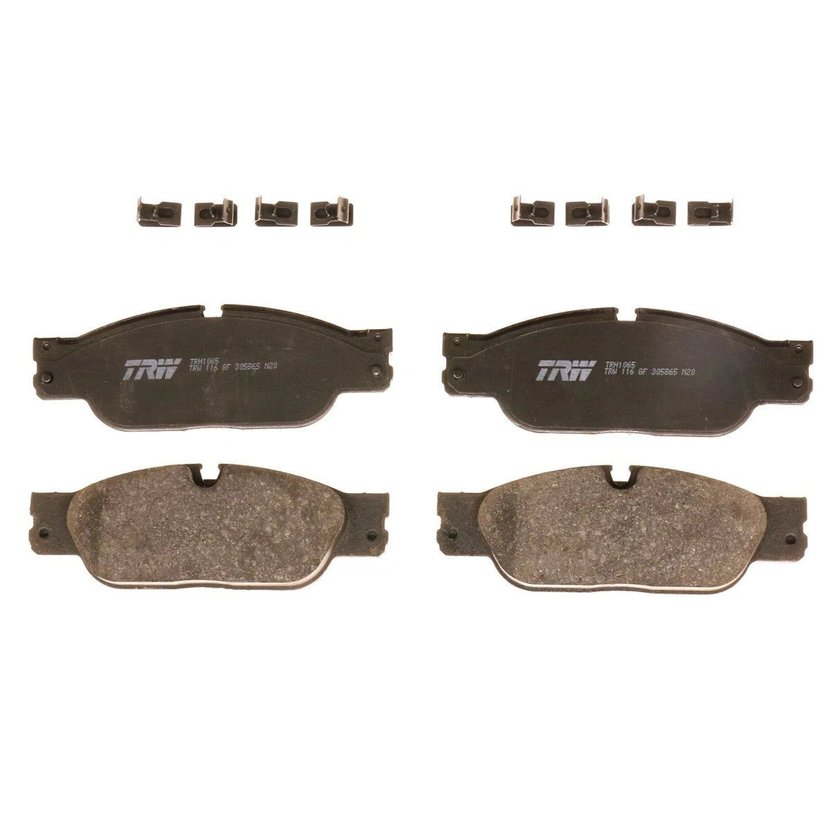 2X Brake Pad Set TRH1065 for Lincoln LS Jaguar S-Type XJ8 (2000–2006)
