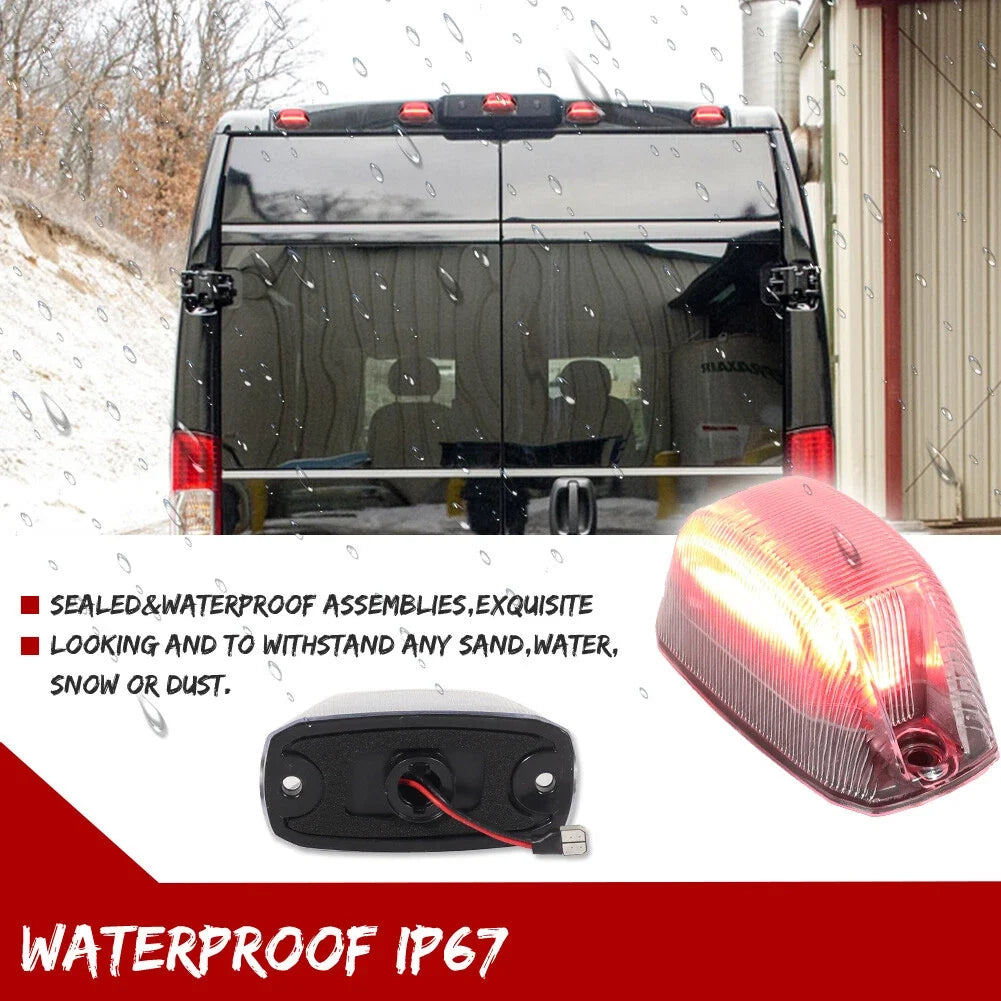 LED Rear Cab Roof Marker Running Lights for Ram ProMaster 1500 2500 3500 (2014–2023)