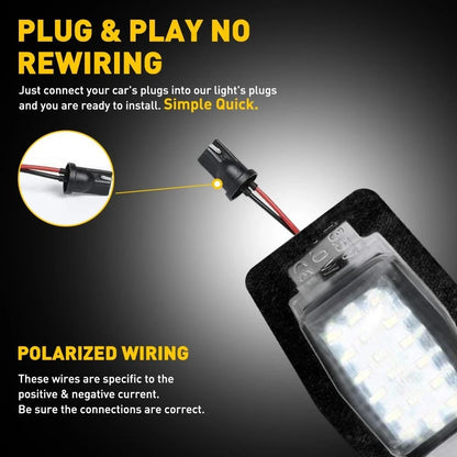 18 SMD LED License Plate Lamp for Mazda Miata MX5, Protege, MPV, Tribute