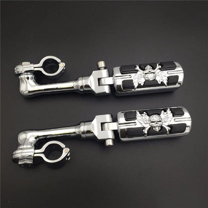 Chrome 1" LA PMK FootPeg for Honda GoldWing VTX1300 Shadow Valkyrie (2001–2008)