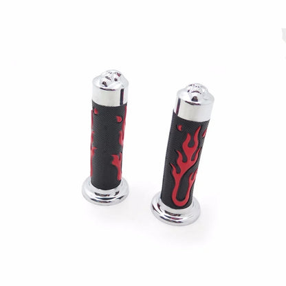 Comfort Red Rubber Hand Grips for Honda CB (25mm, 1")