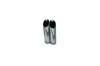 Dual Exhaust Tips for Nissan Titan (2004–2006) - 2.5 Inch Flowmaster Flow FX Slash Cut