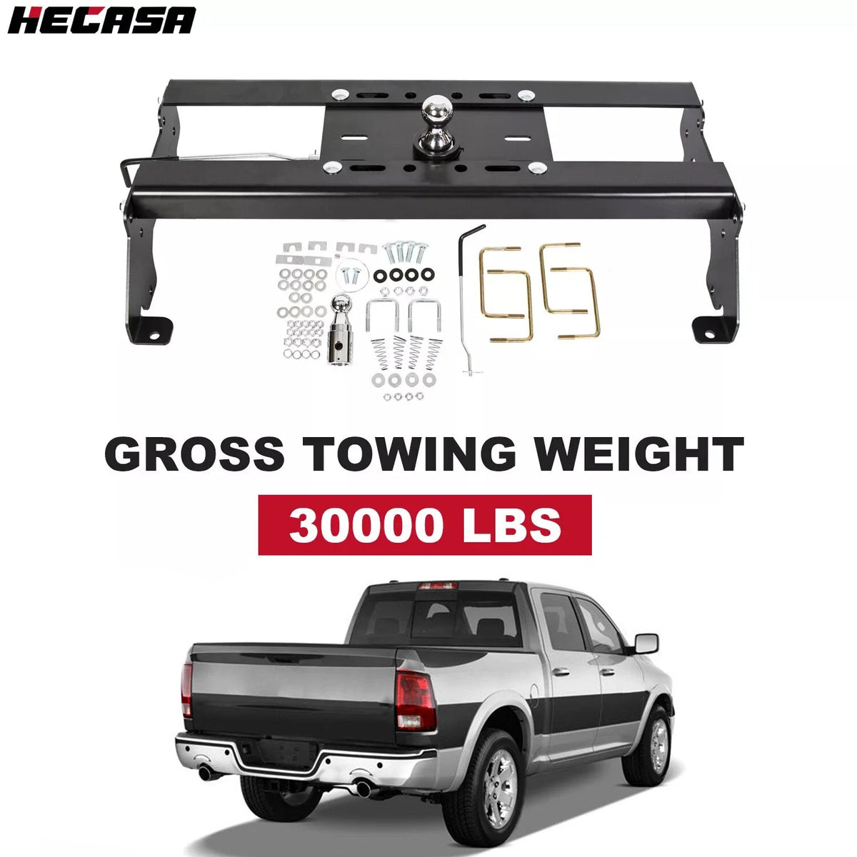 Gooseneck Trailer Hitch Kit for Dodge Ram 1500 2500 3500 (2003–2012)