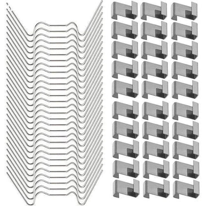 50pcs Greenhouse Glass Clips for Fitting Glass Pane Accessories