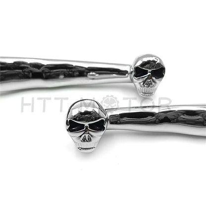 Chrome Skull Brake Clutch Levers for Kawasaki Vulcan 1500 1600 (1996–2008)