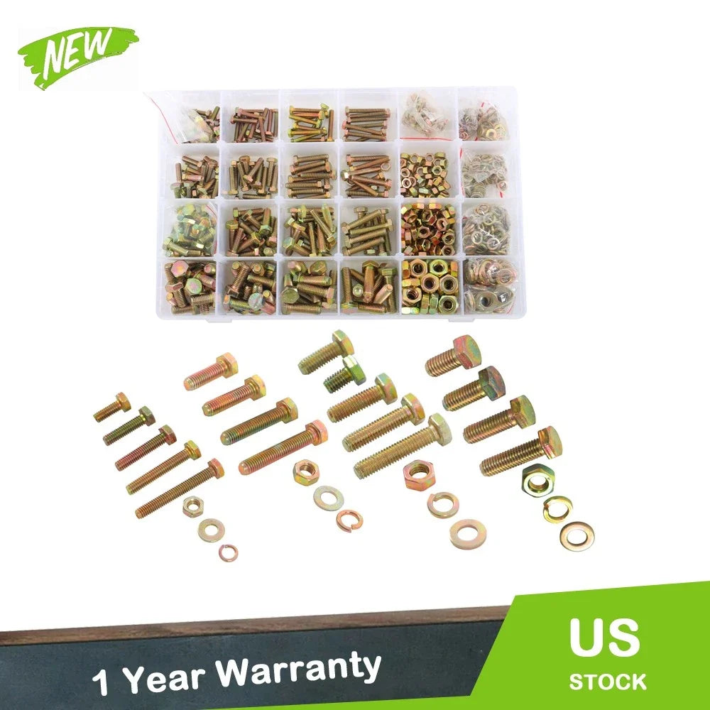Set of 907 Metric Bolts for Automotive Applications
