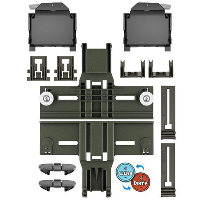 12X Dishwasher Top Rack Parts for (W10350376, W10350374)