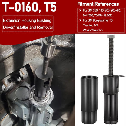 T-0160 Tail Shaft Bushing Removal Tool for GM 350, 180, 200, 200-4R, NV1500 (For00363)