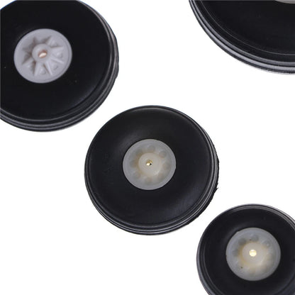 4-Pack 1"-2.75" 25mm-70mm Rubber PU Wheels for RC Airplane