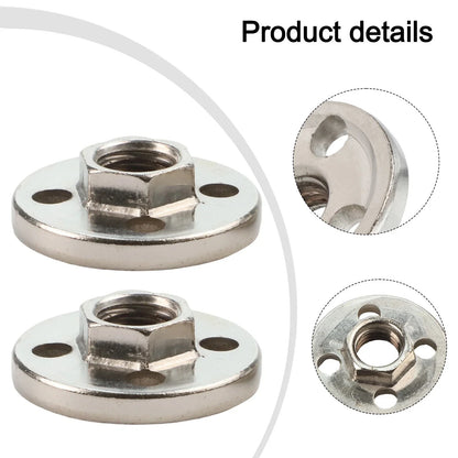 2pcs Pressure Plate Cover Hexagon Nut Tool for Type 100 Angle Grinder