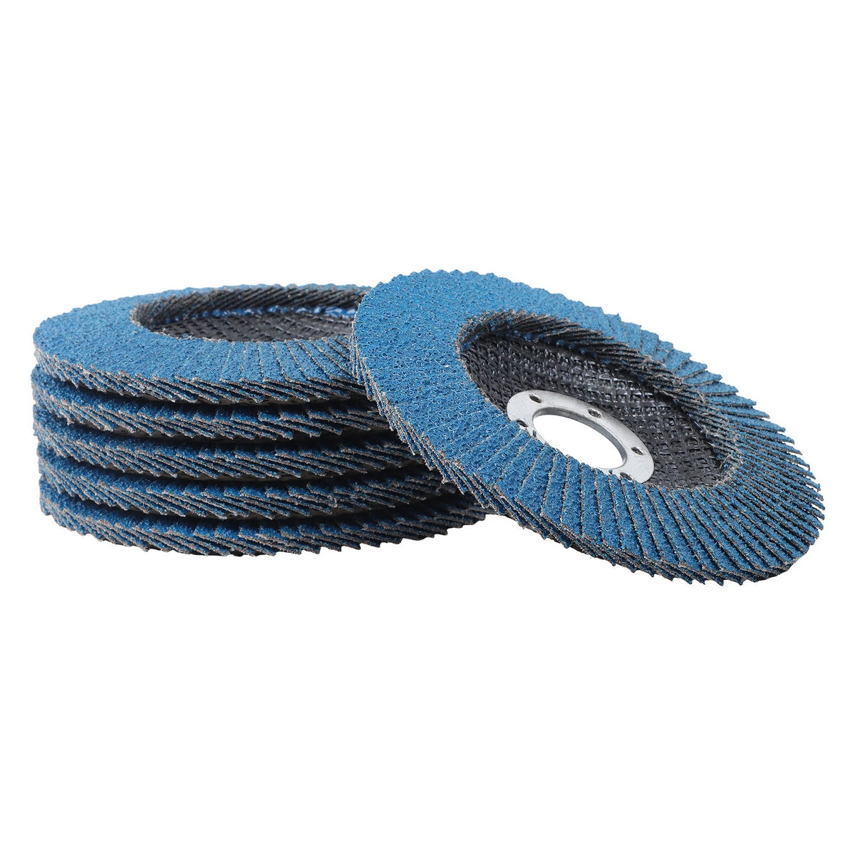 24 PCS Flap Discs T29 40/60/80/120 Grit 4.5" for Angle Grinder