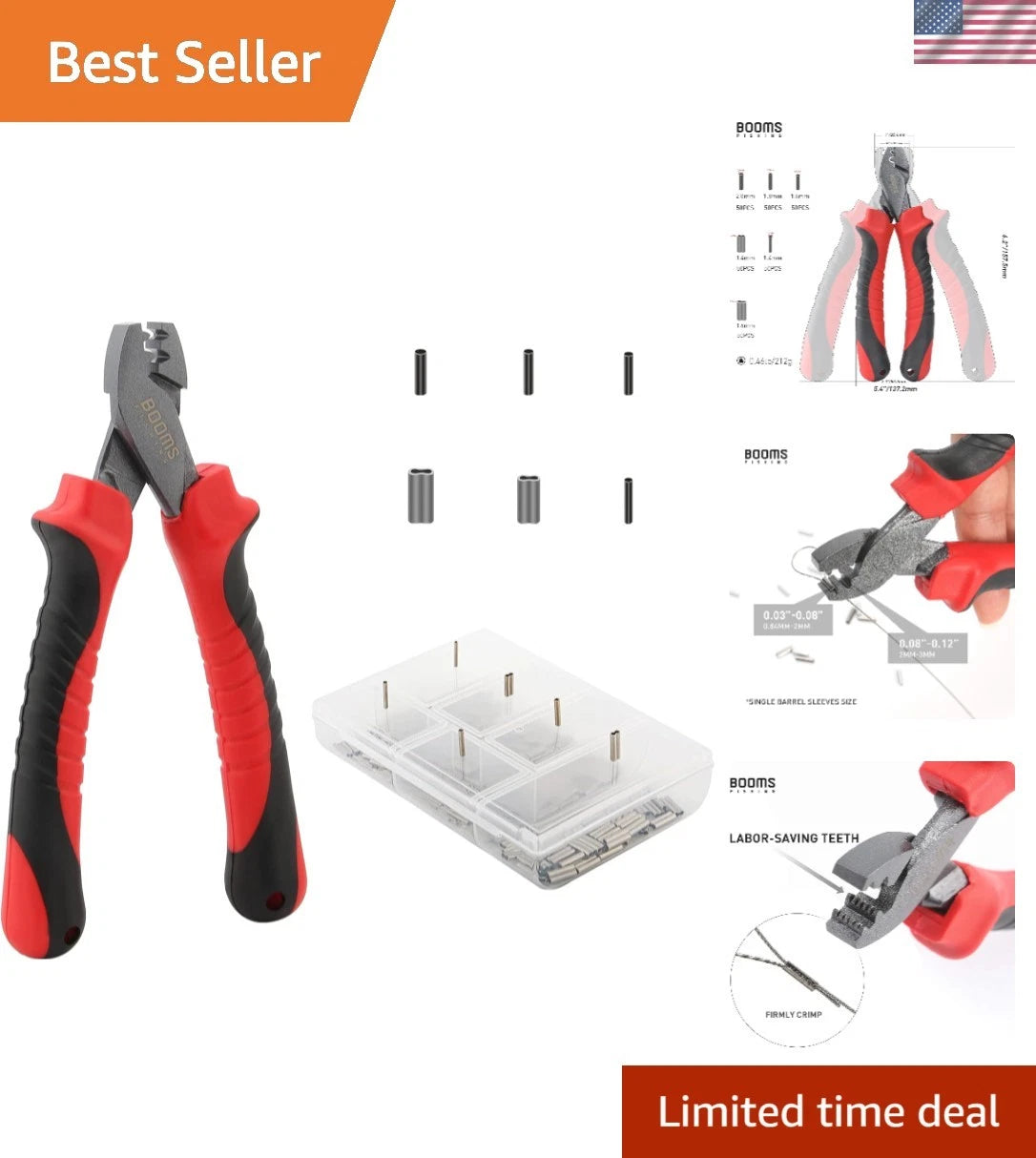 Precision CP2 Fishing Crimping Tool for Universal Use