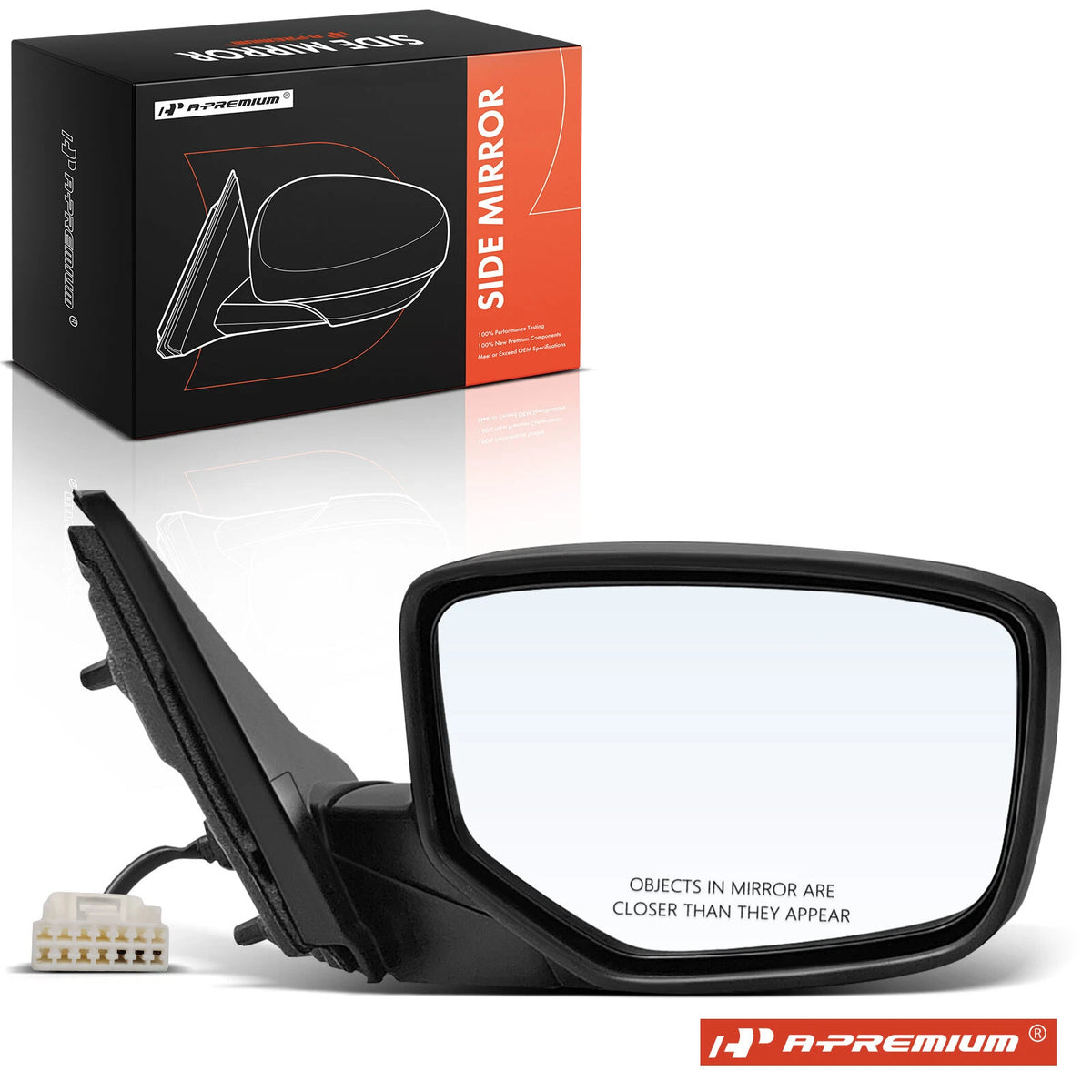Power Adjust Mirror for Honda Accord Coupe (2017) - 76200T3LA21ZE, 76200T2FA31ZH, HO1321347, HO1321345