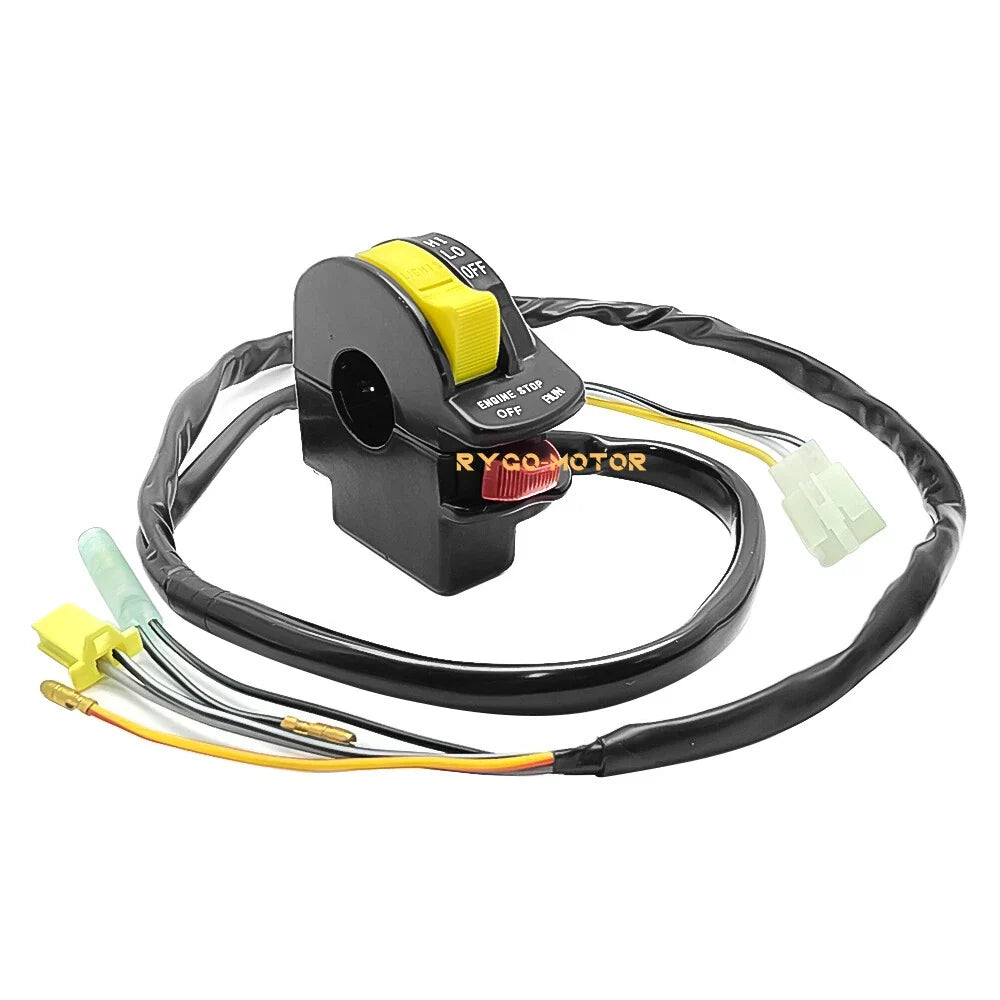 Handlebar Stop Kill Switch Headlight for Suzuki Quadsport 250 LT250S (1989–1990)