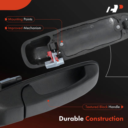 Front Right Exterior Door Handle for Dodge Ram 1500 2500 3500 (2002–2010) - 55275948AB, 55275948AC, 80163