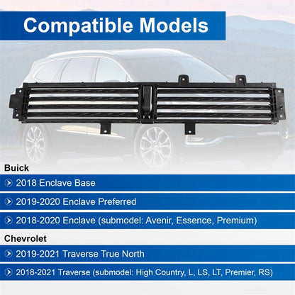 Lower Active Grille Shutter for Chevrolet Traverse (2018–2021) GM1206107 84646341