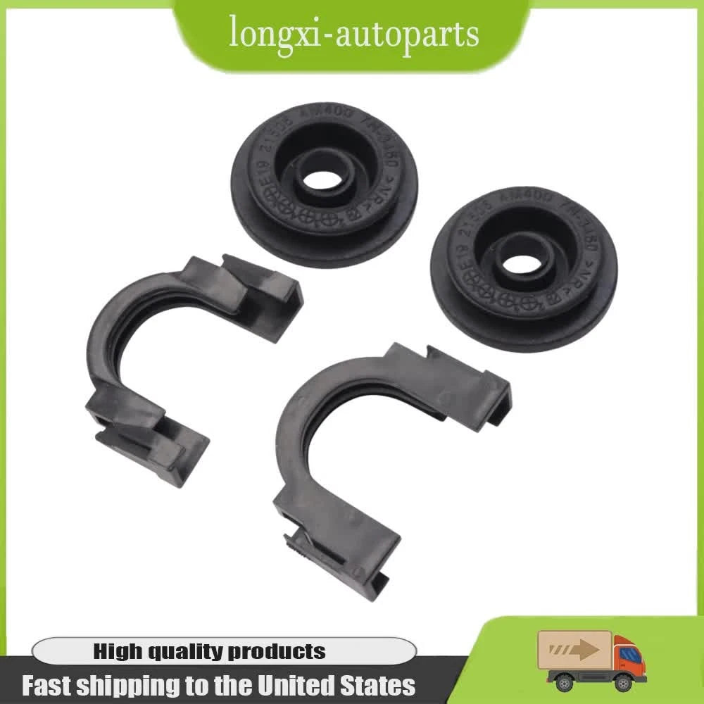 Upper Radiator Mount Bracket & Bushing for Nissan Maxima Quest Rogue Altima (2000–2023) - 65846-30F00, 21542-CA000, 21542CA000