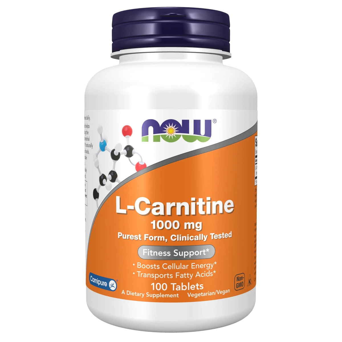 L-Carnitine 1,000 mg for NOW Foods Supplements (100 Count)