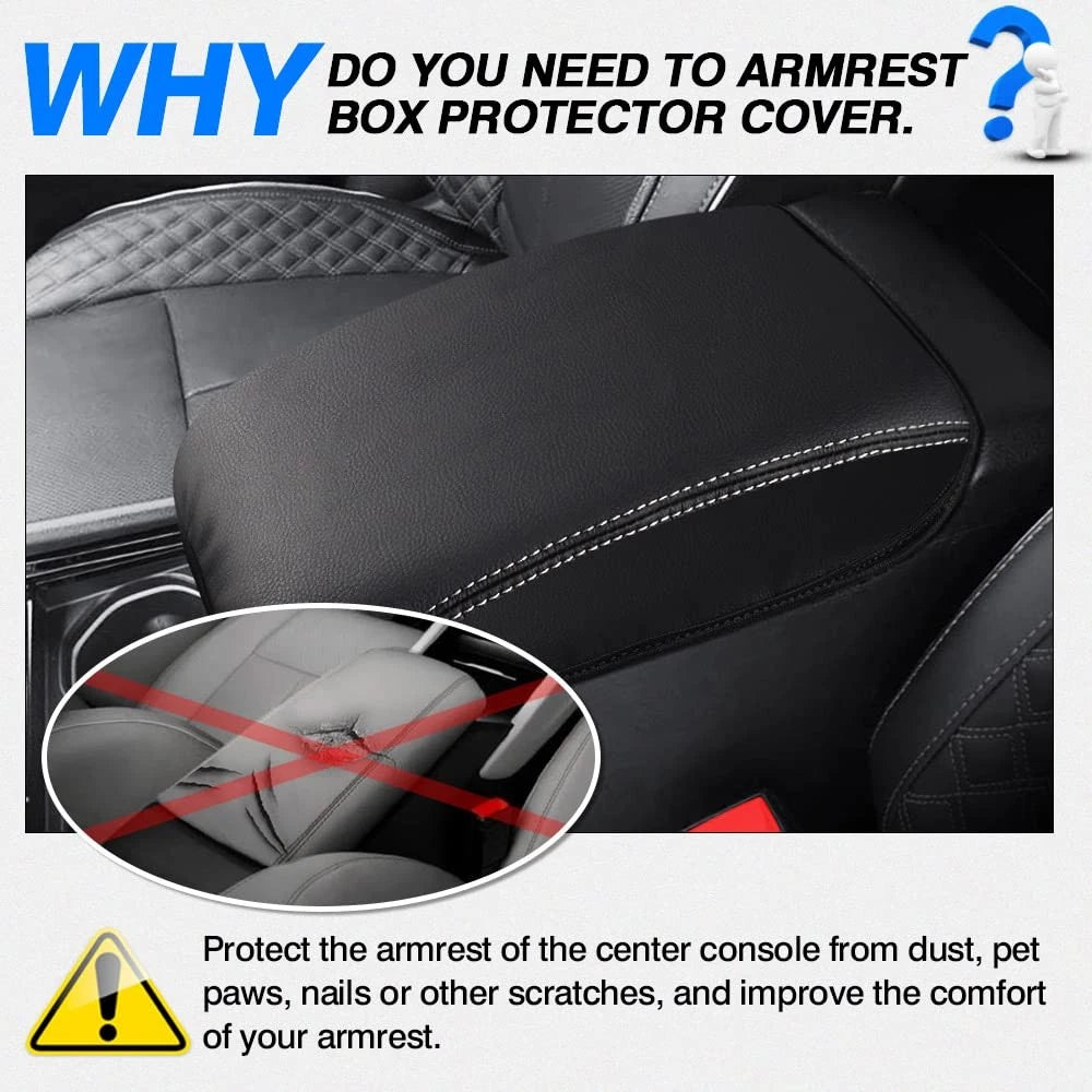 Armrest Cover for Jeep Grand Cherokee L (2021–2026) Leather Anti-Scratch
