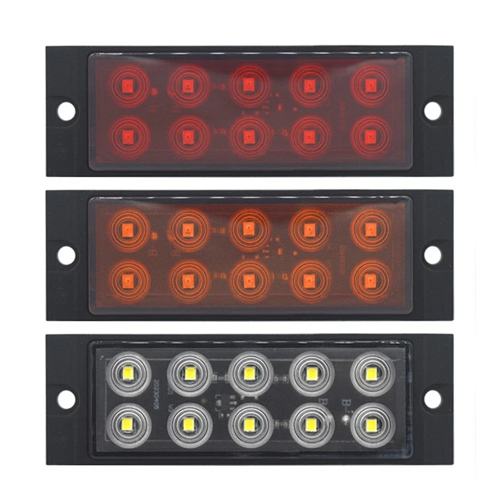 10 LED Side Marker Lamps for Car Bus Truck Trailer Lorry Tractor Camper