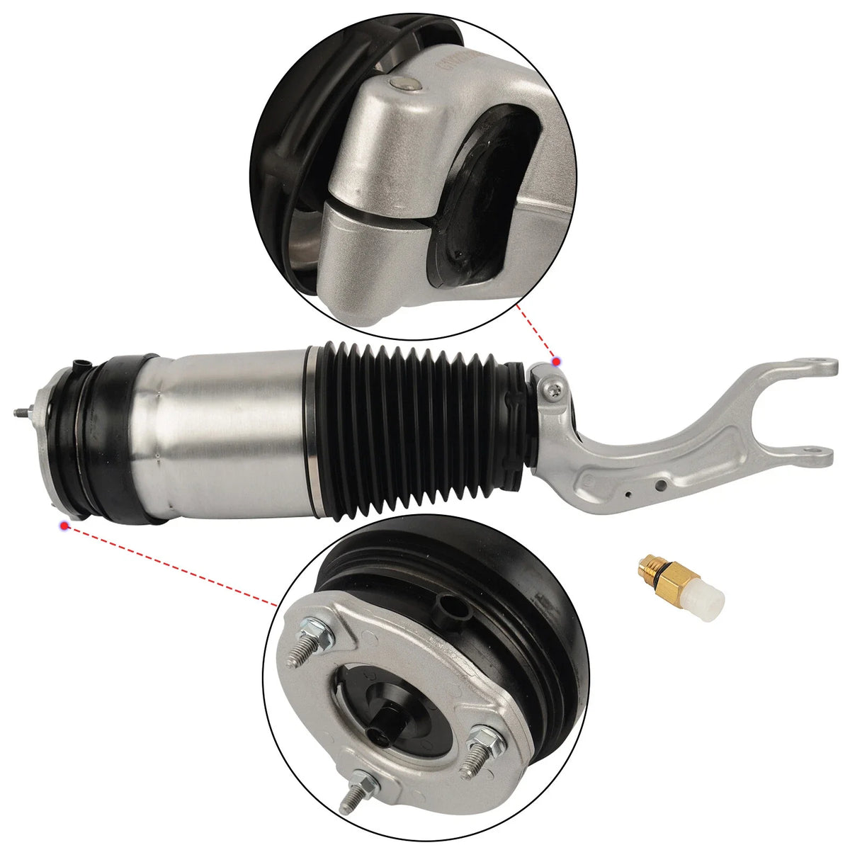 Set of 2 Air Suspension Struts for Tesla Model X (2016–2019)
