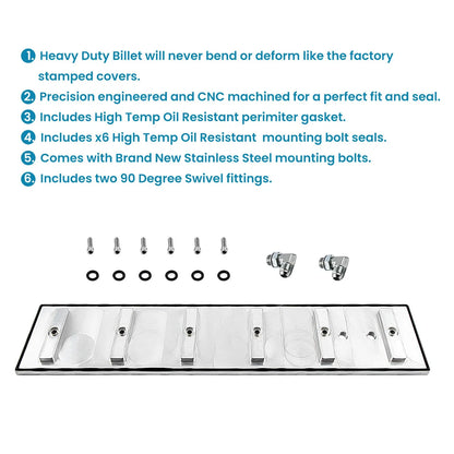 Billet Tappet Cover Kit for Cummins Dodge Ram 5.9L 12v 24v Diesel (1989–2002)